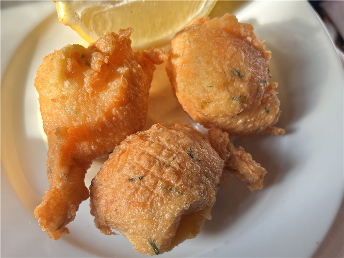 salt cod beignets